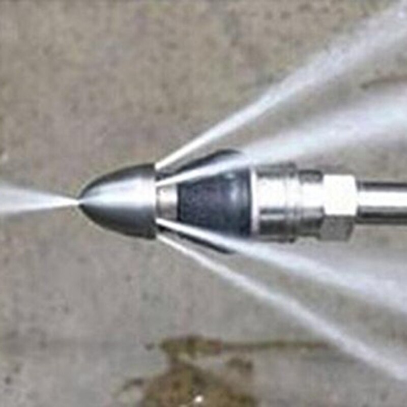 Hoge Druk Waterstraal Afvoerpijp Riool Reiniging Nozzle Roterende Rioolreiniging Nozzle Quick Connect Afvoer Reinigen Water Nozzle