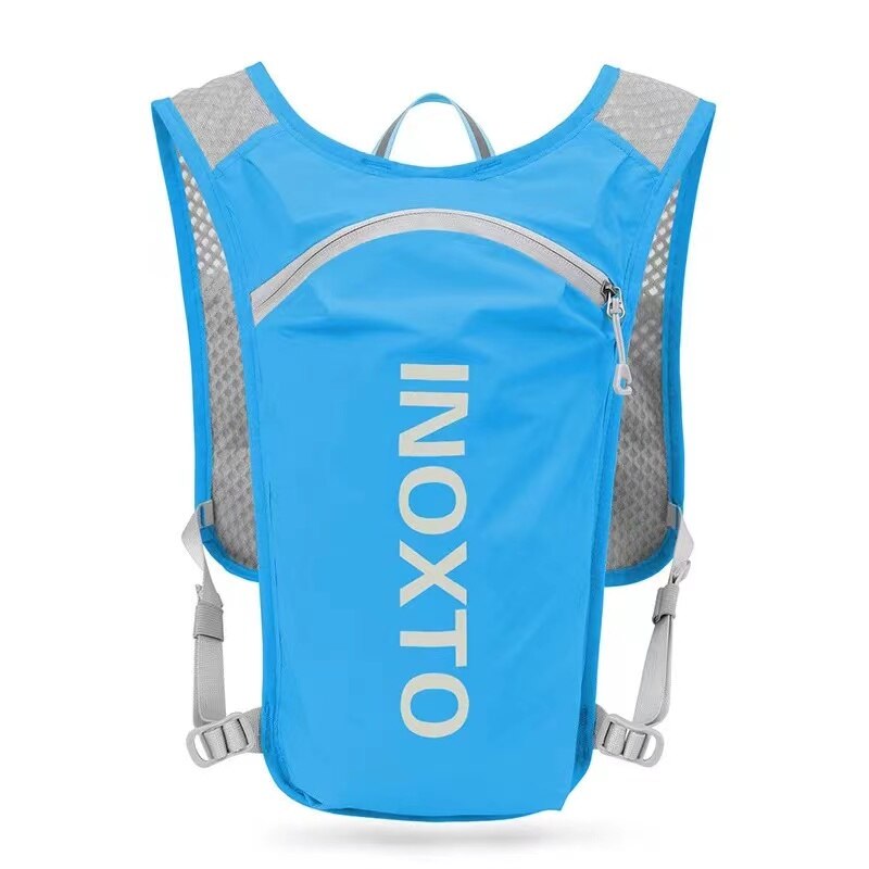 Topfight Brand INOXTO Outdoor Running Water Bags for Men Women 140g Bag 5L Water 1.5L Cycling Off-road Sports Jogging Backpack: Blue