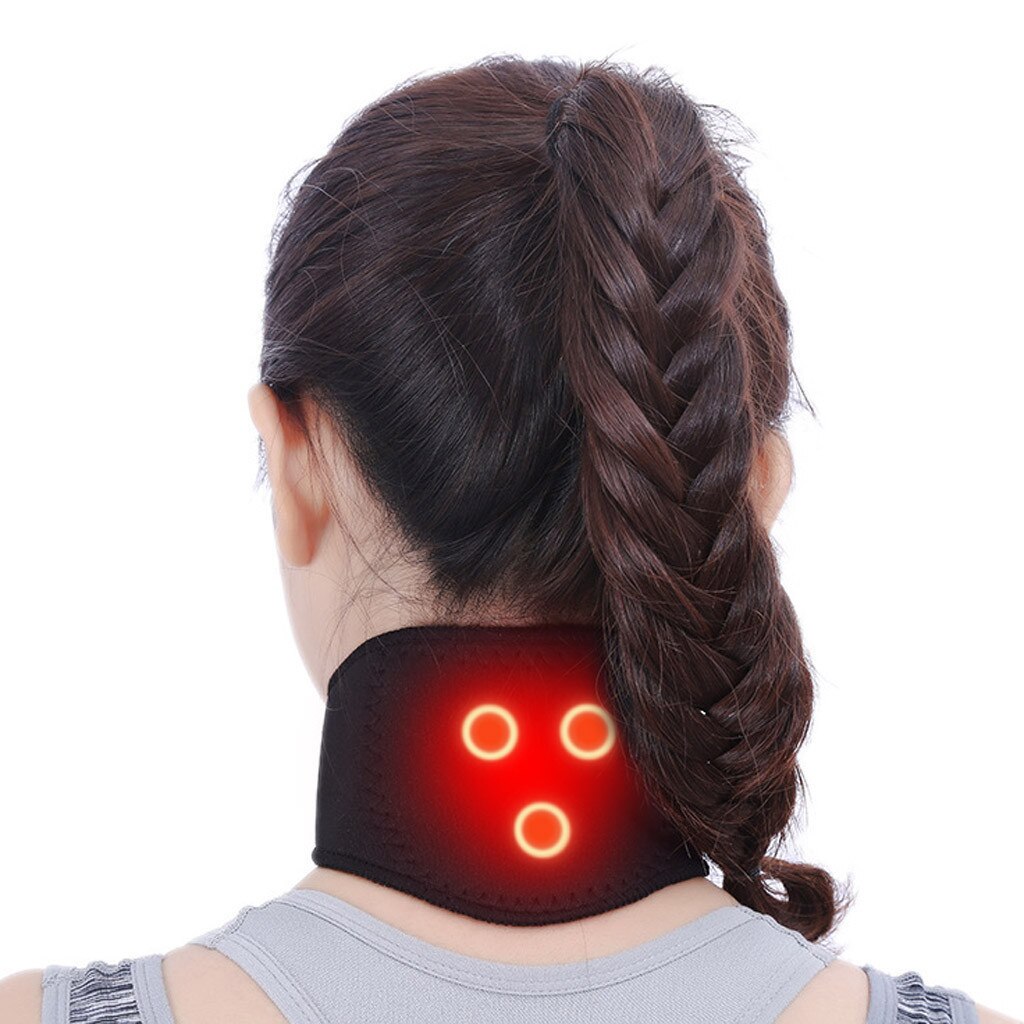 Neck Cervical Disc Therapy Belt Support Brace Self-heating Magnetic Tourmaline Neckband With Magnetic Neck 7.31