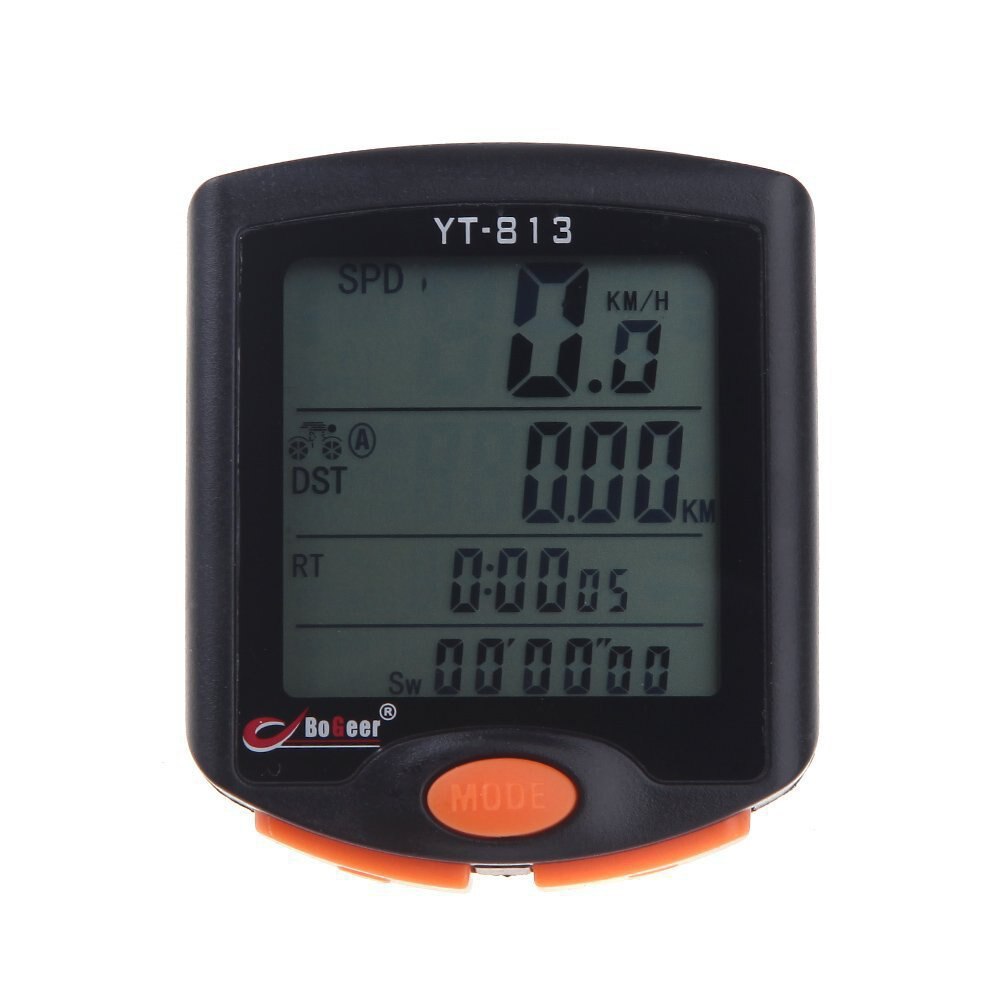 Compteur de vitesse vélo numérique ordinateur de vélo multifonction étanche sport capteurs vélo ordinateur compteur de vitesse: Wireless