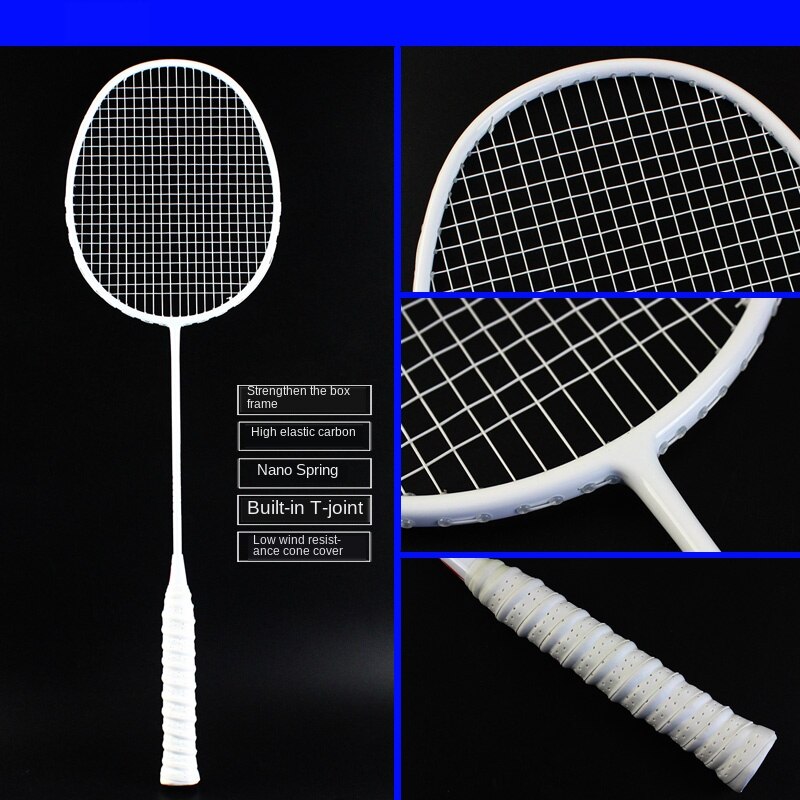 5U authentic badminton racket resistant ultra light full carbon carbon fiber badminton racket 26-28lbs badminton ra