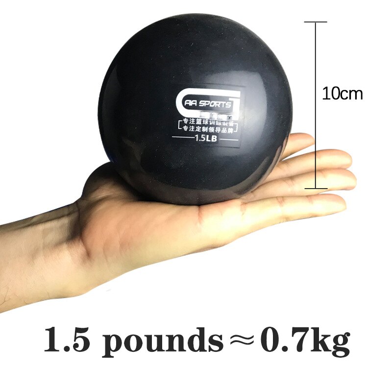 Universele Multi-Gewicht Basketbal Fitness Training Opblaasbare Zachte Zware Zand Bal Pols Beweging Controle Arm Training Apparatuur: 1.5lbs