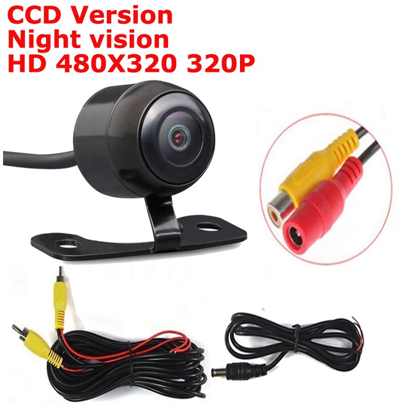 Caméra de vue arrière Auto HD | Angle de 170 degrés caméra arrière pour voiture, yeux de poisson, Vision nocturne HD aide au stationnement, Camer: CCD 320P 101