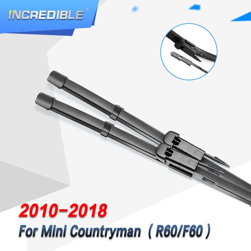 INCREDIBLE Wiper Blades for Mini Countryman R60 F60 Fit Pinch Tab Arms