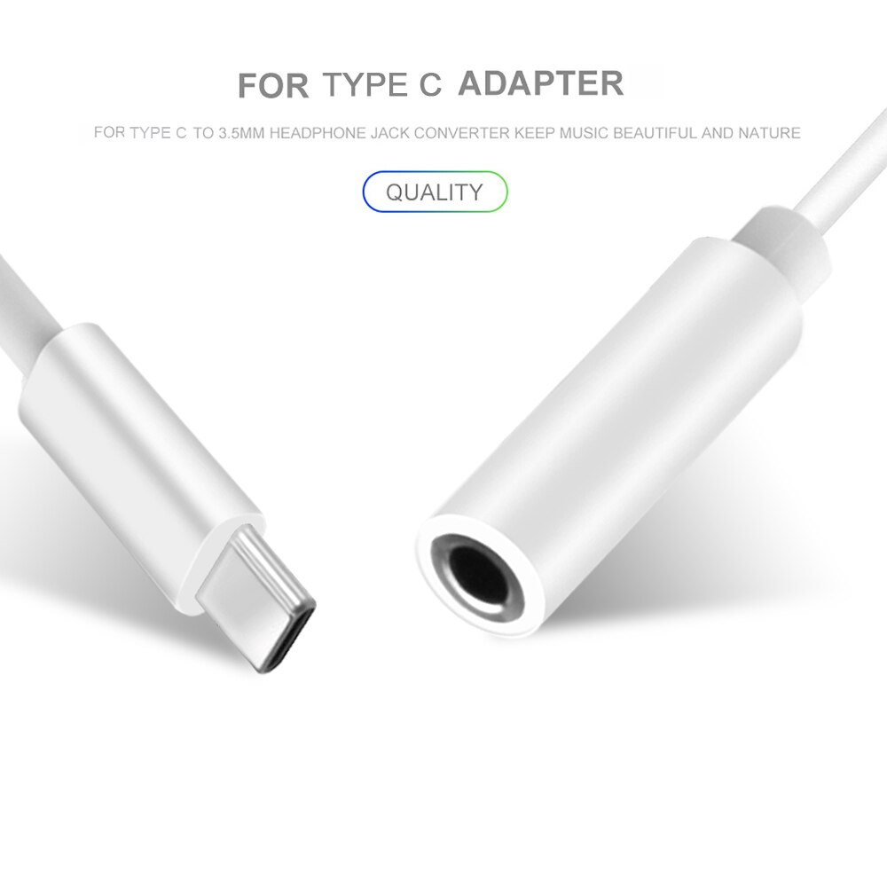 Bundwin typ C męnarty na 3.5mm Jacek kobieta audio Aux kabel USB C robić 3.5mm słuchawki słuchawki adapter dla Huawei P20 P30 zawodowiec