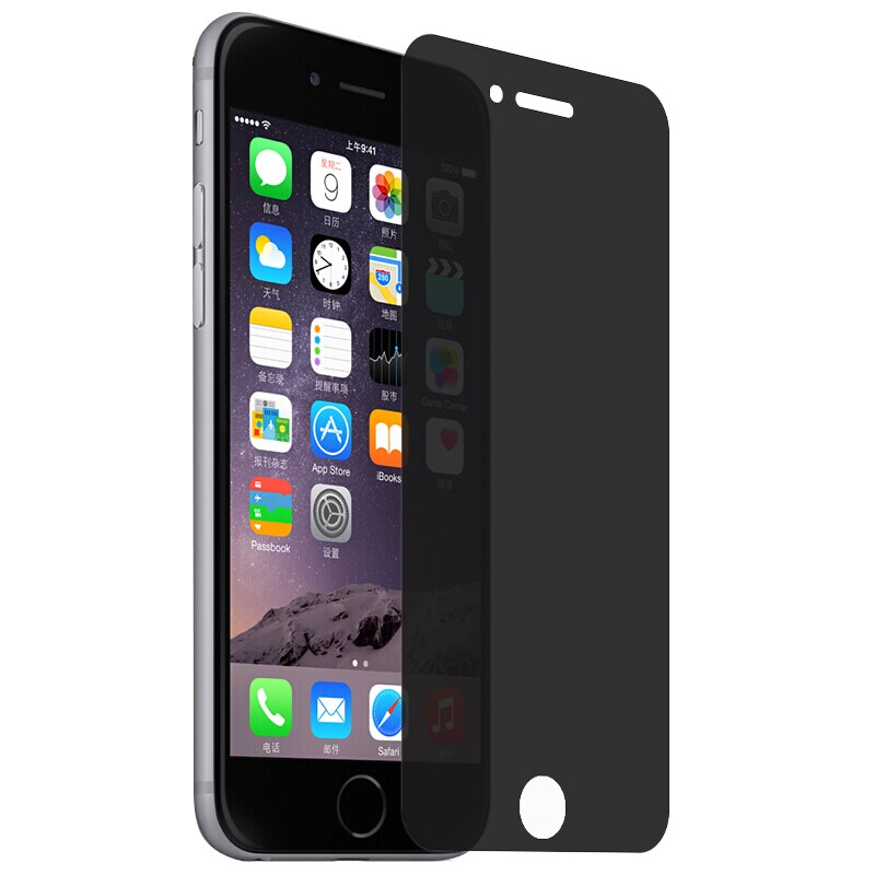 Anti- Privacy Screen Protector for iPhone 8 Plus Tempered Glass Film Screen Protectors Accessories Parts
