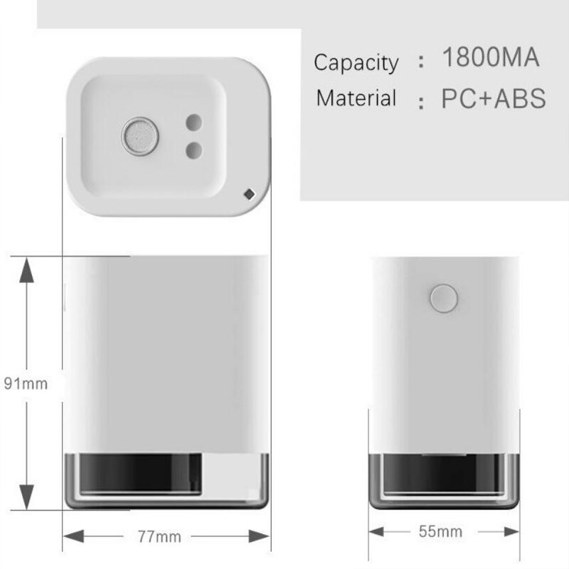 Automatic Intelligent Sensor Alcohol Sterilizer Dispenser Infrared Sensor Non-contact Spray Soap Dispenser Portable humidifier