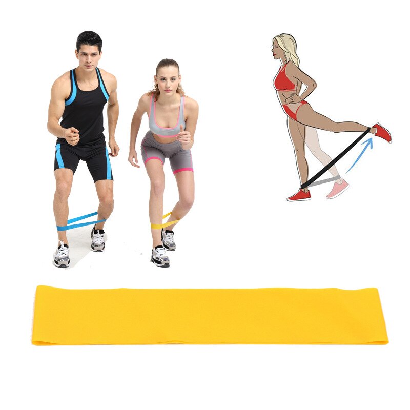 Modstandsbånd elastiske bånd til fitness loop yoga pilates hjemme gym træningsudstyr træningstræning træk elastik op