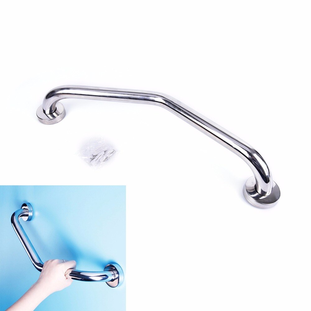 304 Stainless Steel Bathtub Arm Safety Handle Bath Shower Grab Tub Bar Bathroom Wall Mount Handle Grip Toilet Bathtub Handrail