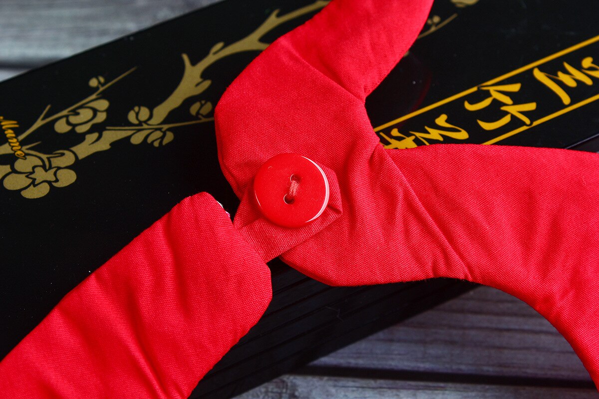 Baberos de tigre rojo bordado tradicional chino, buenos deseos y suerte para bebés de 0 a 2 años, Ropa Para eructos