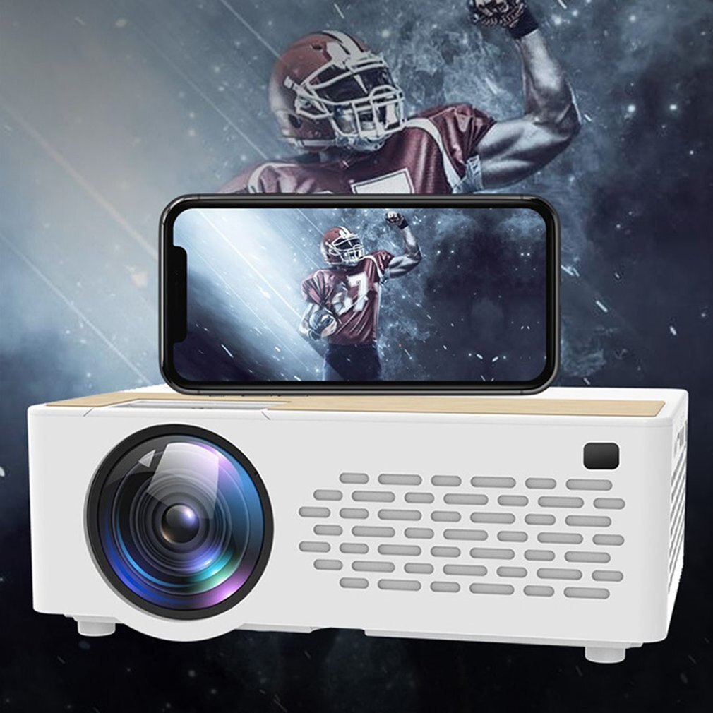 Mini Projector True Stereo Super Sense Sound Projector HD 1080P Home Projector Portable LED Projectors