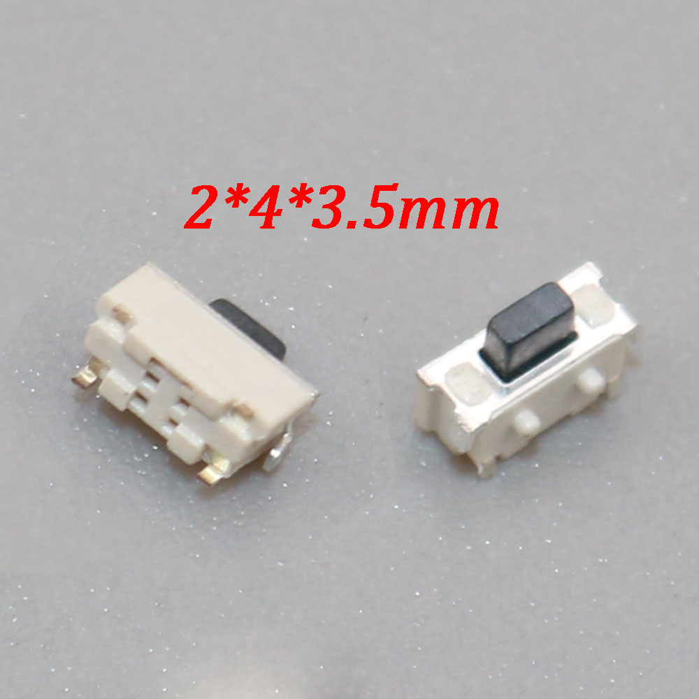 YuXi 10 Uds interruptor de botón táctil llaves de Control remoto de coche botón táctil Micro interruptor momentáneo SMD DIP 2*4 3*6 4*4 6*6: Marfíl