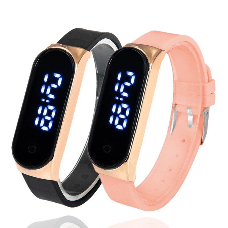 Simple Watch Led Digital Watch Women&#39;s Wristwatch Silicone Strap Sport Watch Electronic Clock Zegarek Damski Reloj Mujer