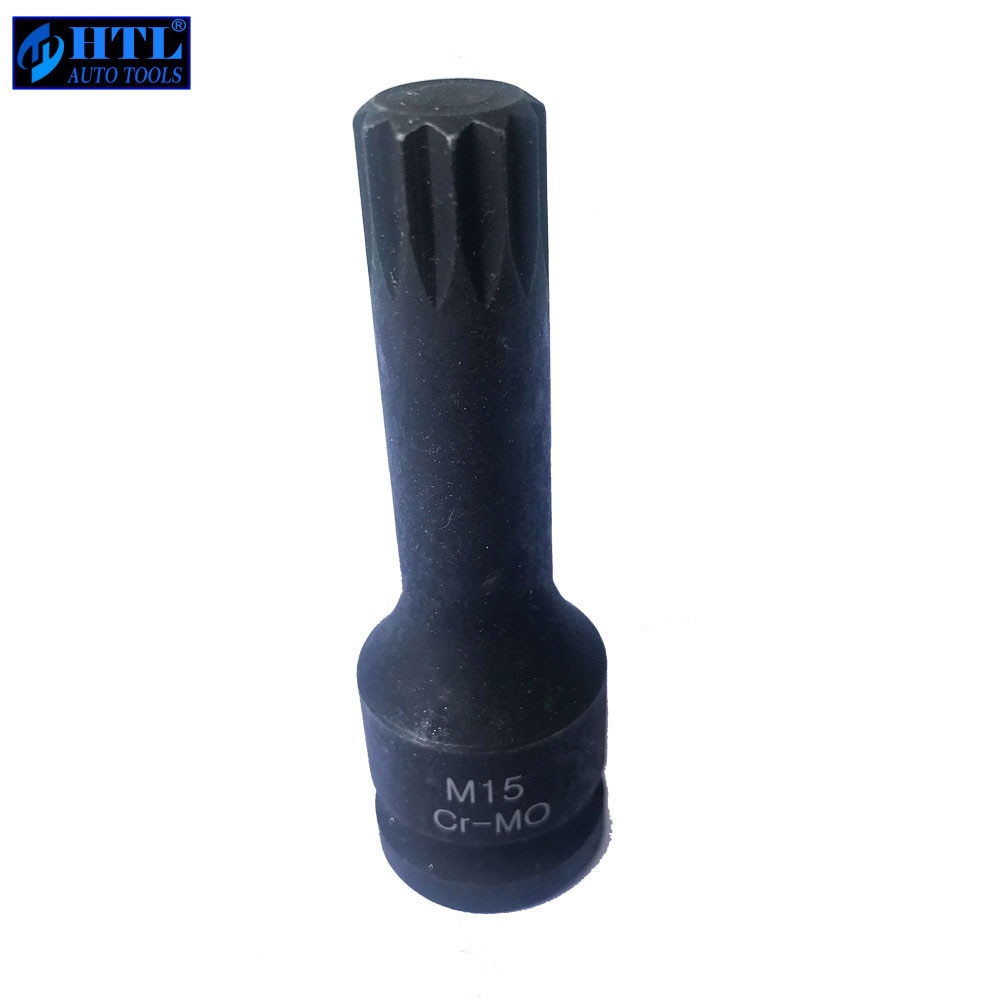 (1PC) 1/2" DR.Impact Spline Bit Socket Set M13 M14 M15 M16 M18 78mm length