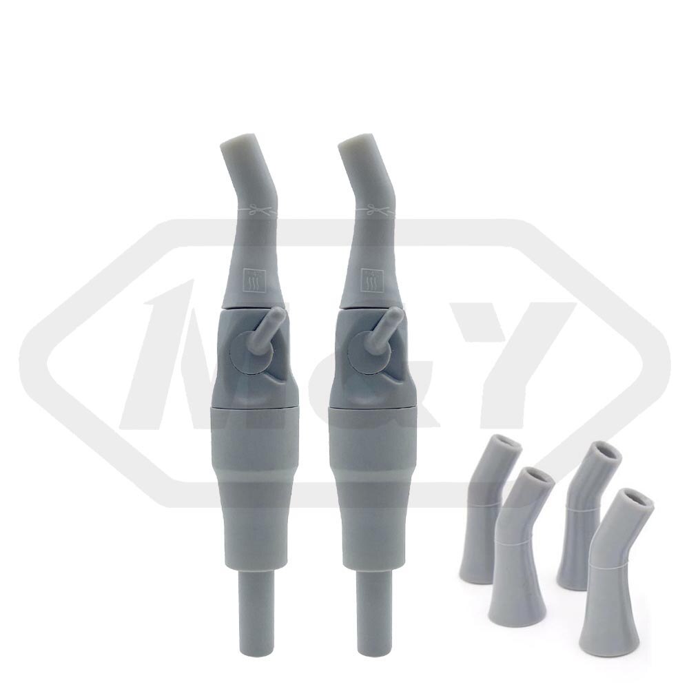 Dental Speekseluitwerper Zwakke Zuig Adapter Kleppen Met Siliconen Hoofd Tanden Whitening Neus