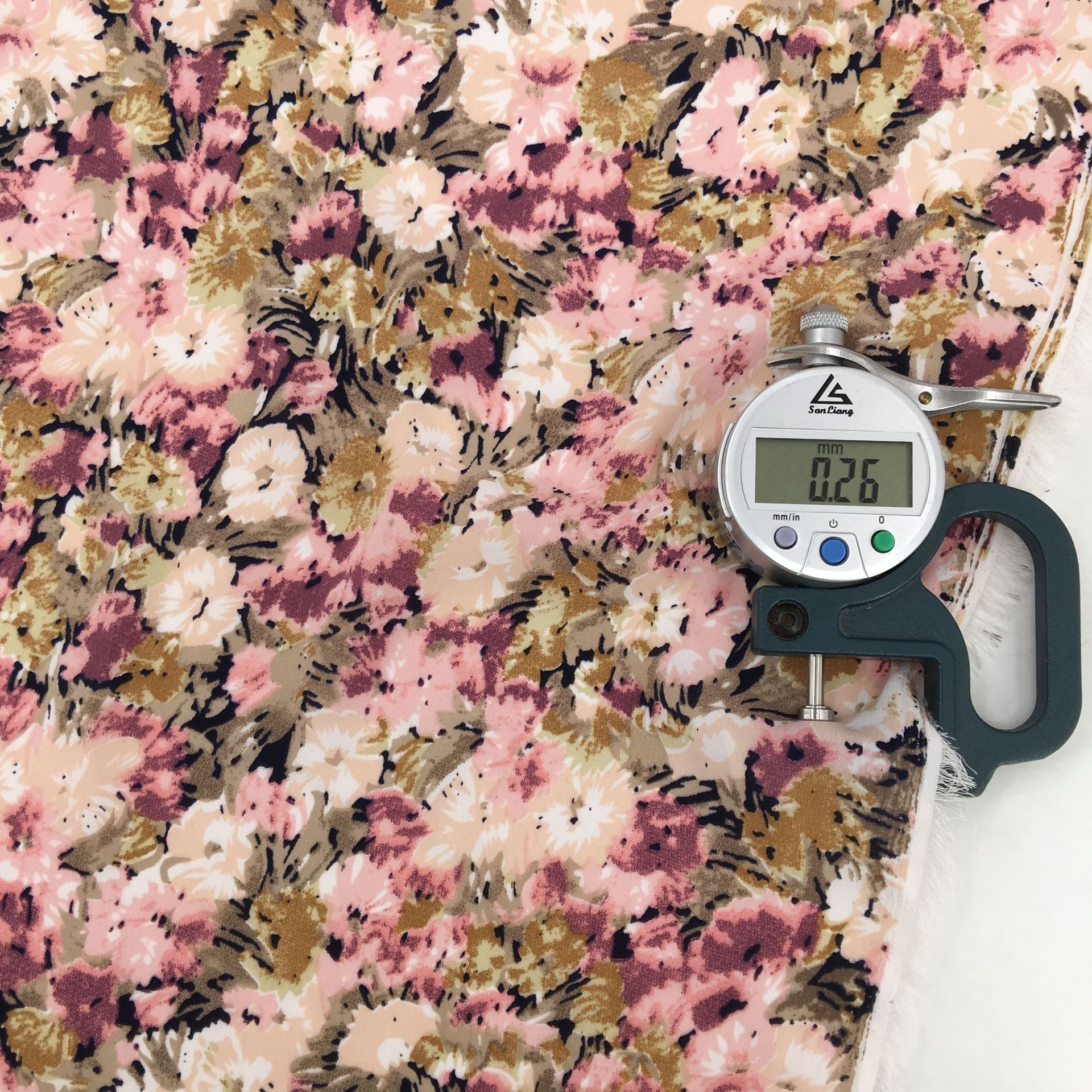 100x150cm Printed Chiffon Fabric for Dress By The Meter Breathable Soft Flower Print Chiffon Fabric Material for DIY Sewing