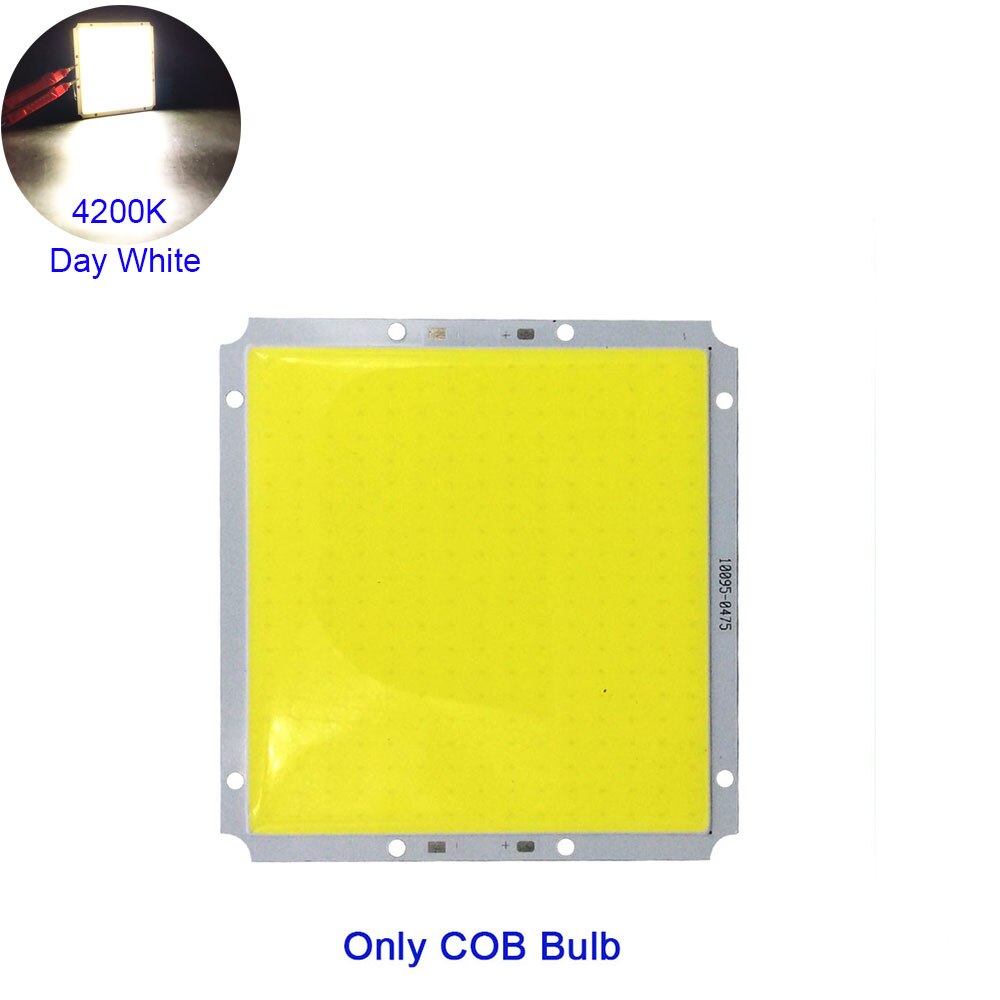 100X95Mm 12V 50W Led-paneel Licht Cob Led Lamp Controller Dimmer Dag Witte Kleur voor Huis Verlichting Floodlilghts: NW COB ONLY