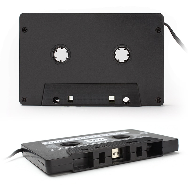 Universele Tape Adapter 3.5Mm Jack Plug Zwarte Auto Stereo Audio Cassette Adapter Voor Ipod Telefoon MP3 Cd Speler TXTB1