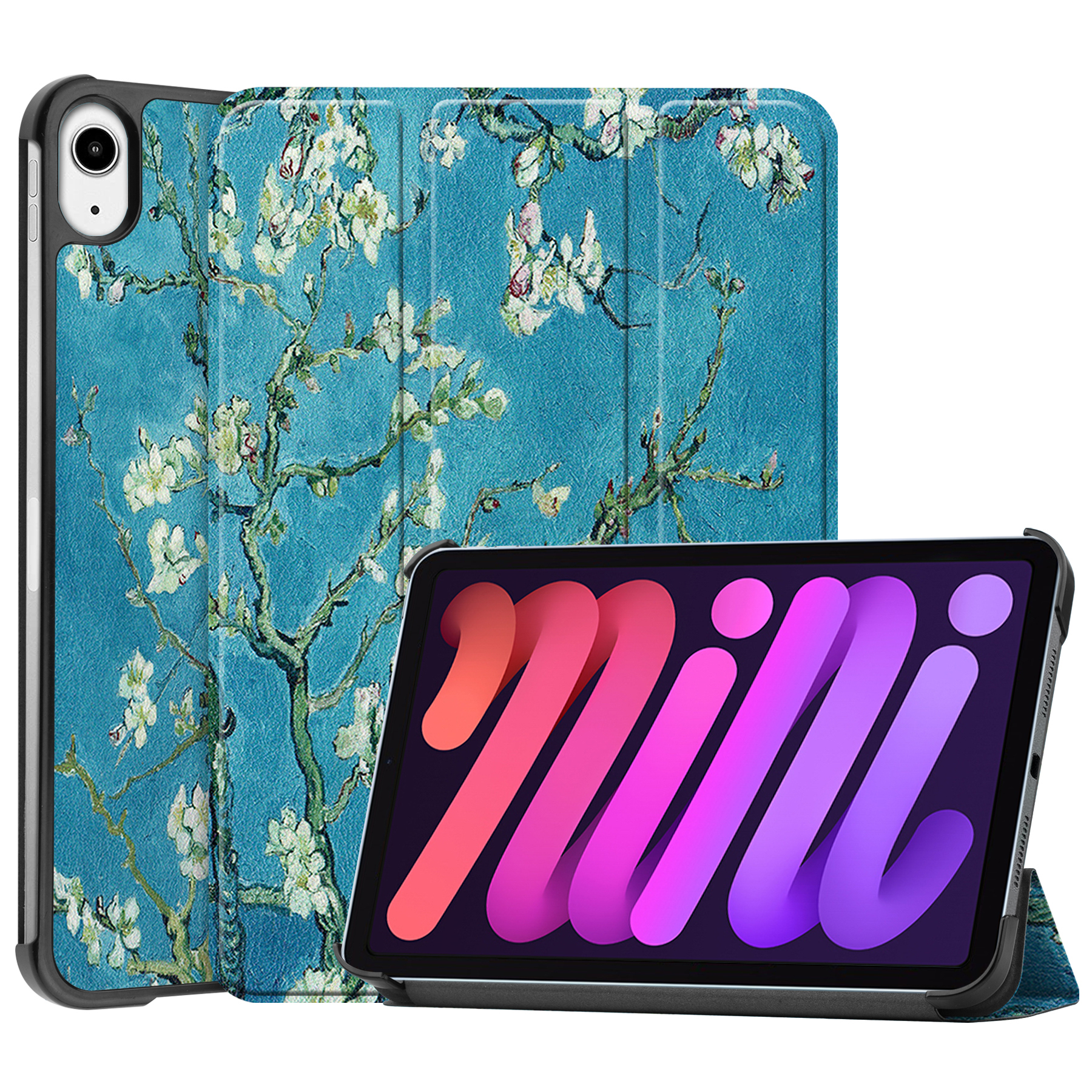 Deksel til ipad mini 7 ,  a17 pu-lærdeksel, stativ til nettbrett, bunndeksel til ipad mini 6, deksel til ipad mini 7 , 8.3- tommers