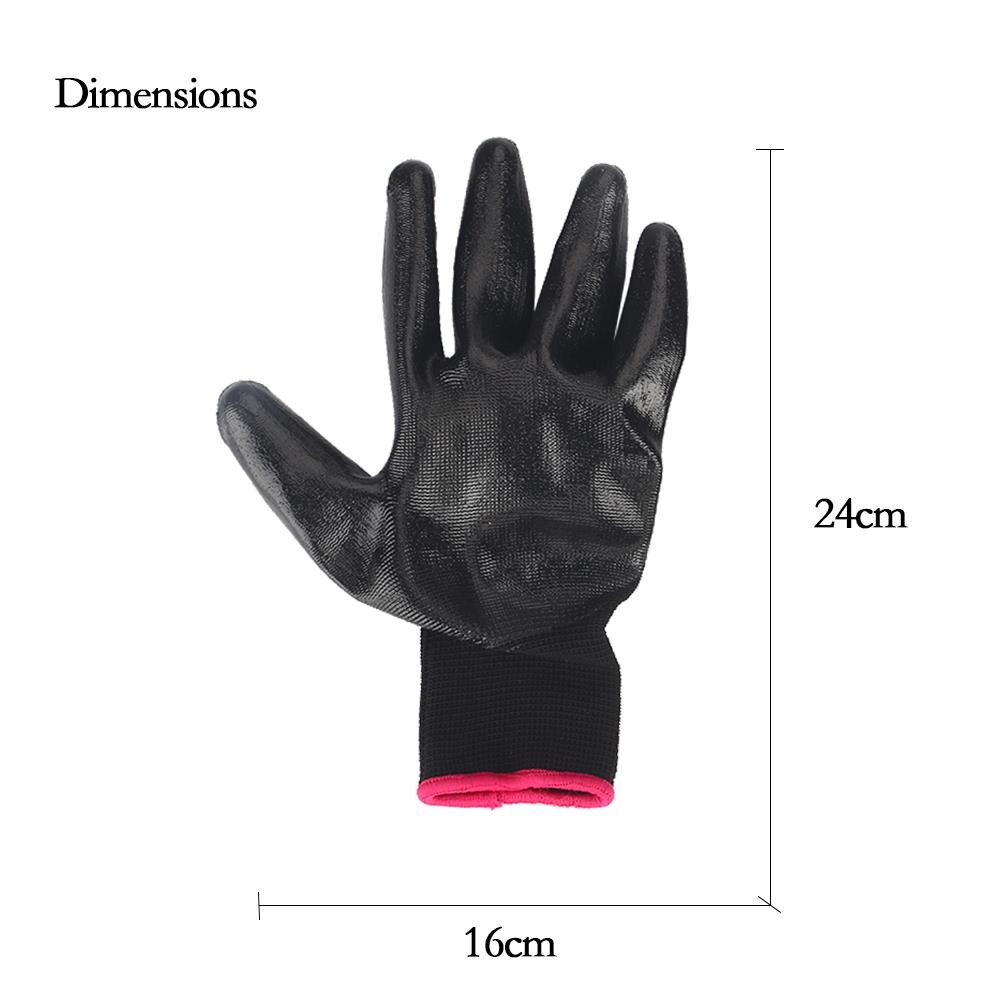 1Pairs Work Gloves Outdoor Plant Economic Garden Gloves House-Moving Nylon + PU Coating Durable Courtyard Mittens Convenient