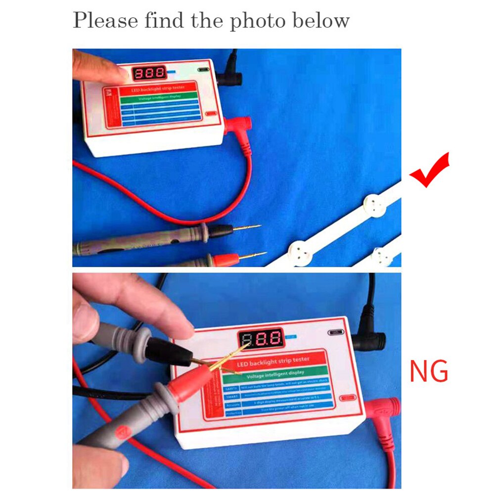 Lamp Bead High Brightness 0-300V Measurement Tool Home Adjustable Voltage Lights Repair Digital Display LED TV Backlight Tester