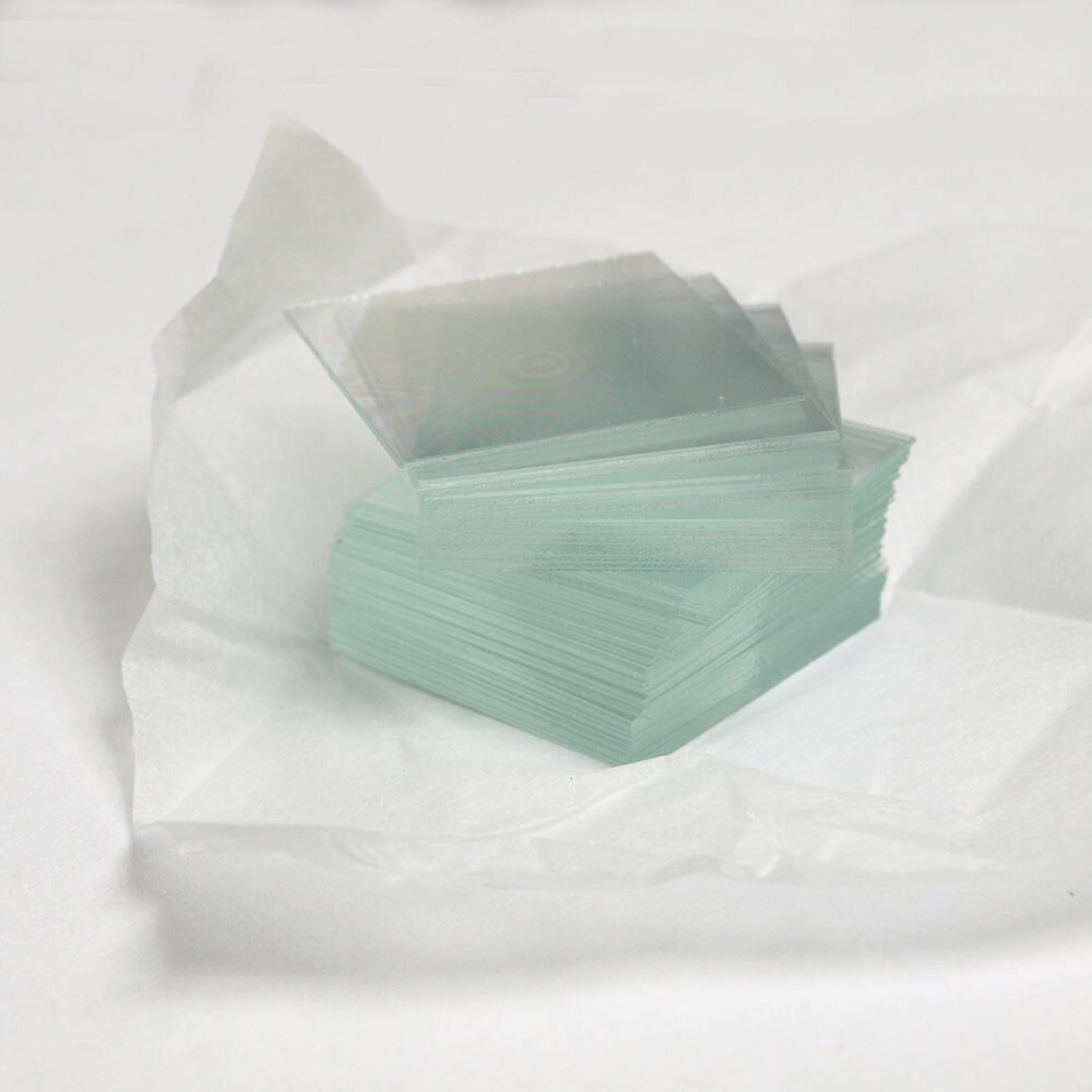 100pcs Transparent Slides Coverslips Coverslides Cover Glass 18x18 20x20 22x22 24x24mm thickness 0.13-0.17mm For Microscope