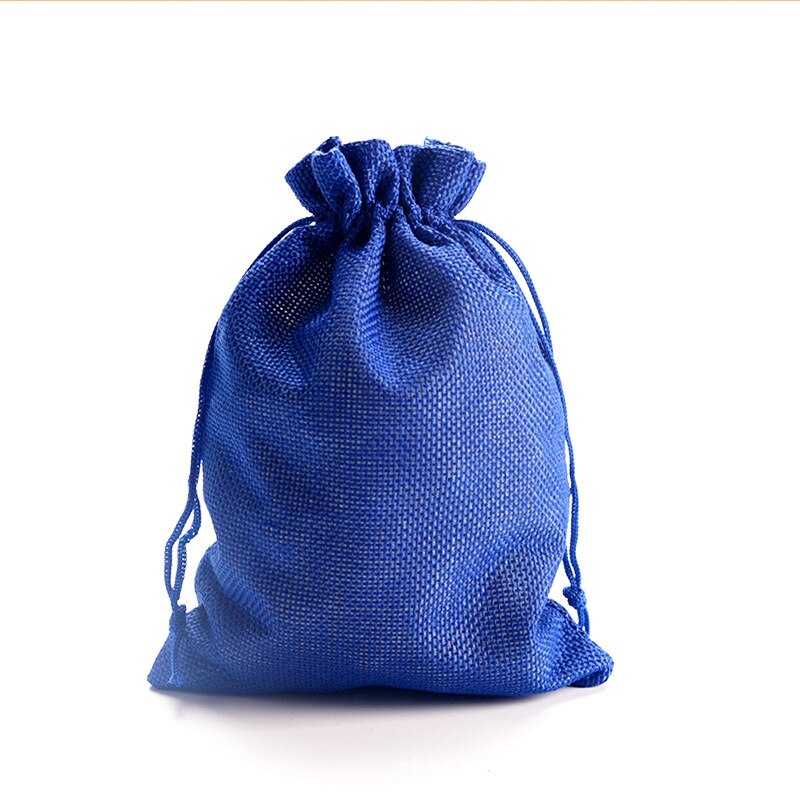 50pcs Small Natural Bags jewelry packing bags Jute Linen Drawstring Pouch Bag Handmade Wedding Party Jewelry Bags