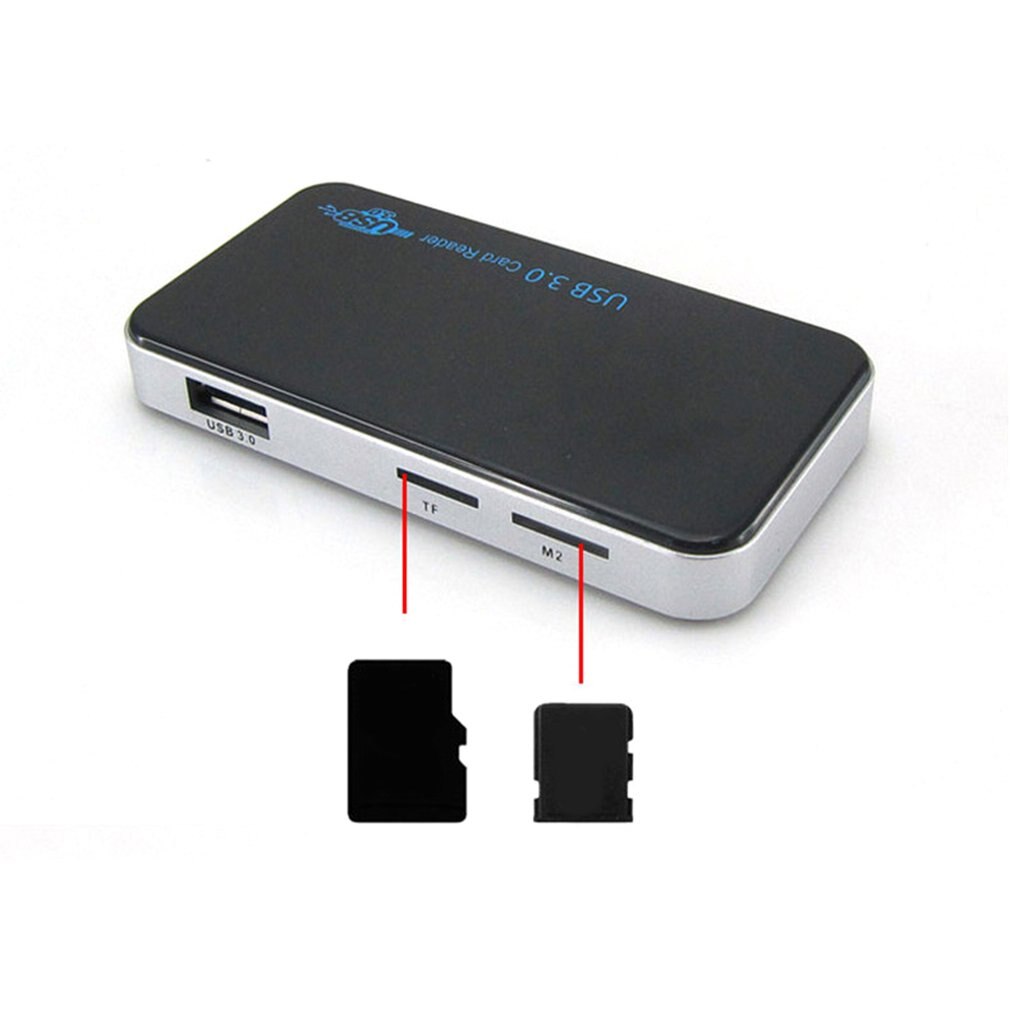 USB 3.0 All-in-1 Compact Flash Multi Card Reader Adapter 5Gbps High Speed USB Card Reader for TF Secure Digital Cards