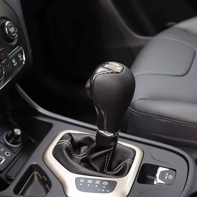 Auto versnellingspookknop handvat bekleding interieur accessoires voor jeep cherokee