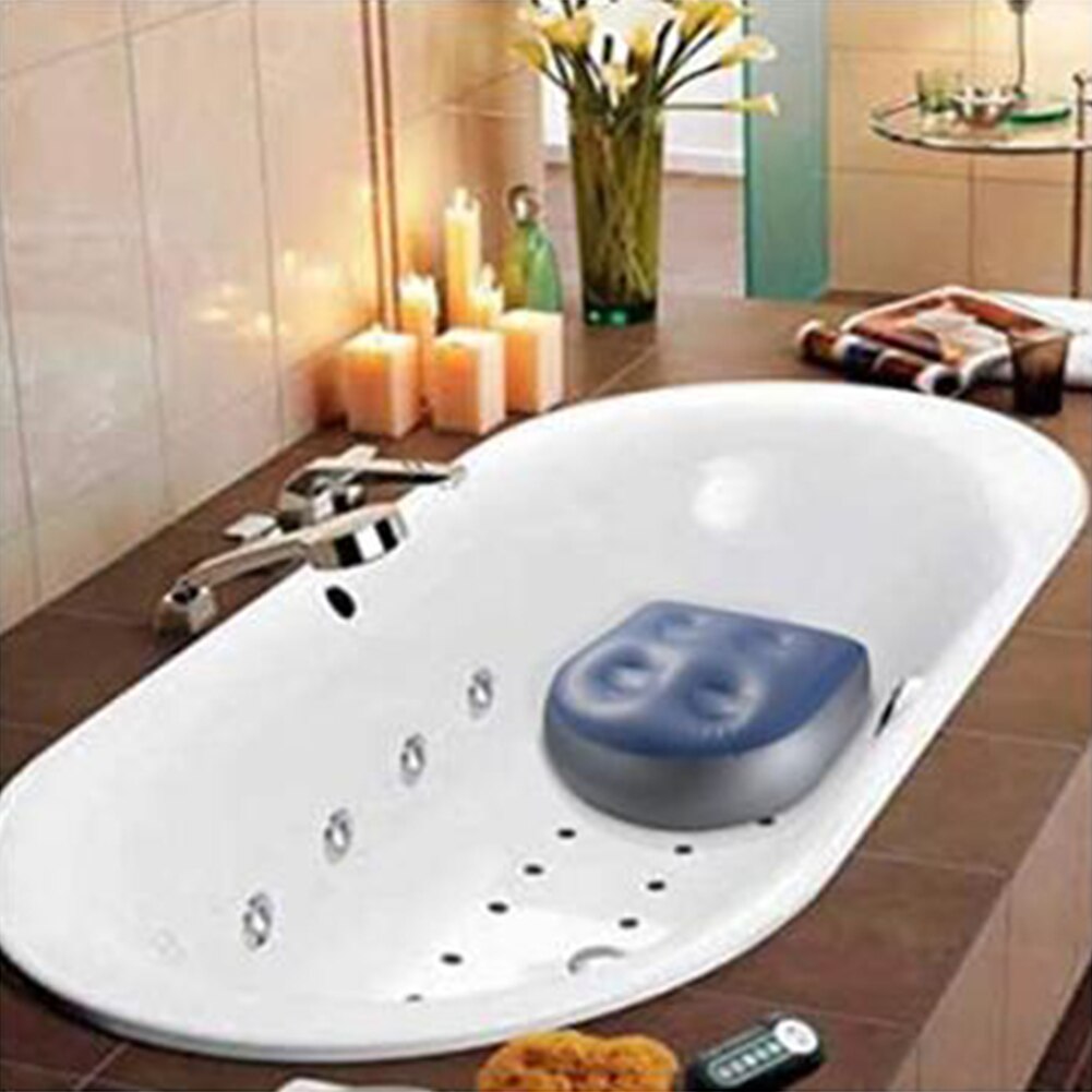 Cojín inflable para bañera de hidromasaje con ventosa para niños y adultos, cojín multifuncional portátil de PVC para Spa