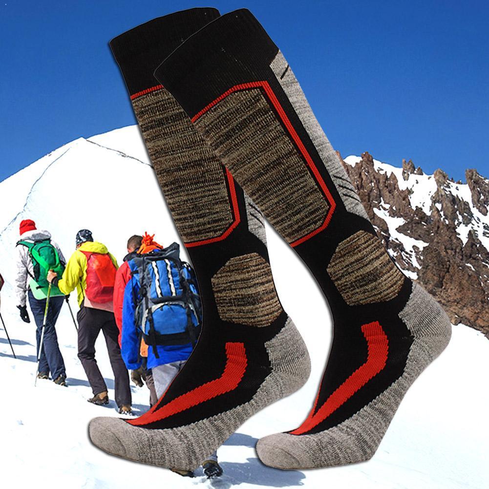 Dikkere winter skisokken heren dames outdoor warme sokken katoen snowboarden thermosokken wandelen skiën sport dikker s  z1 r 5
