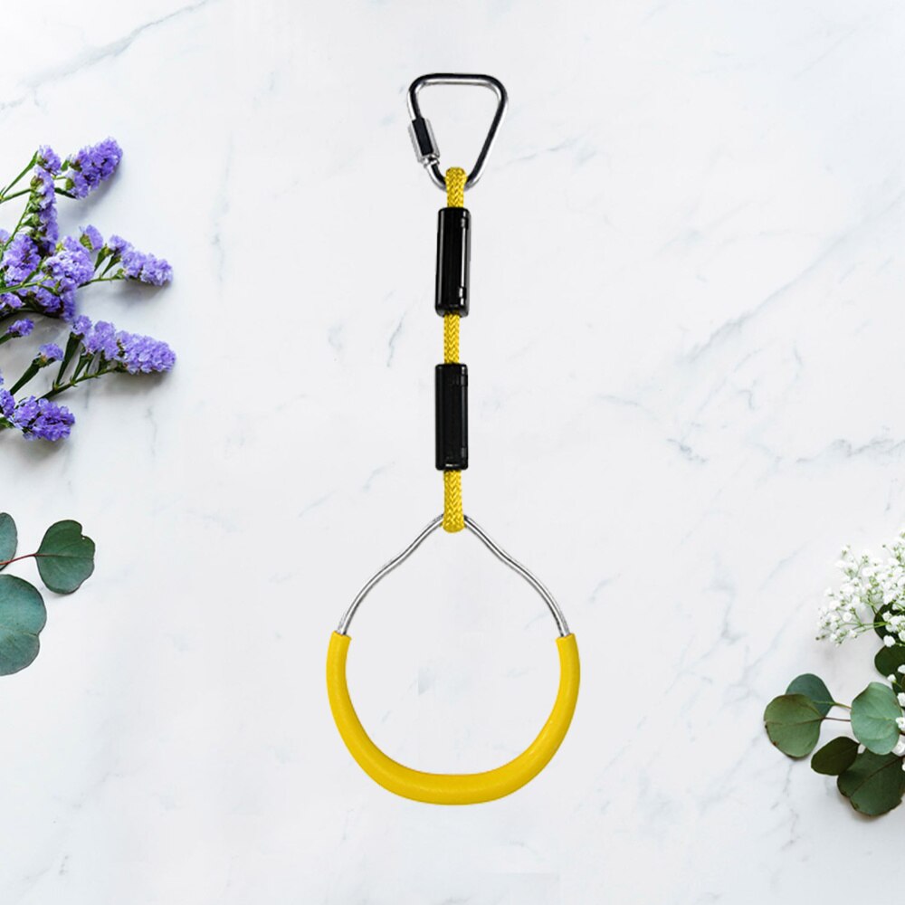 1PC Plastic Gymnastic Ring Children Fitness Ring for Kids Exercise Strength Bodyweight Training (Red)