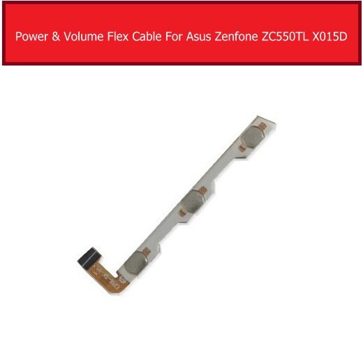 Volume & no cabo flexível de alimentação para asus zenfone 4 max zc550tl zc550kl zc550kl zb570tl x018dc botão chave lado flex fita: ZC550TL
