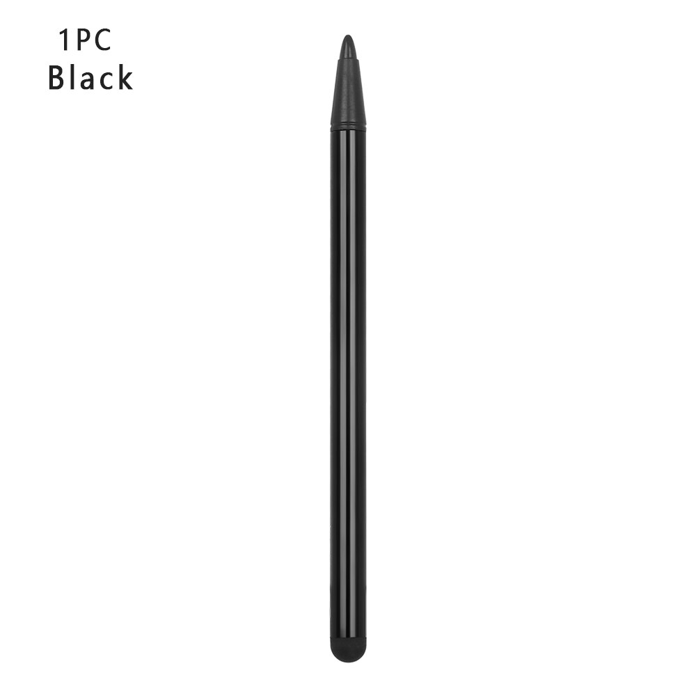 1PC 2 in 1 Light Capacitive Pen Touch Screen Stylus Pencil For Tablet iPad Cell Phone Samsung PC Electronics: 1PC Black