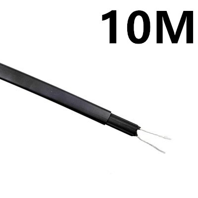 Câble chauffant auto-régulant, Protection contre le gel, 20 W/m, 200 ~ 240V AC 65C5C, dégivrage, fils de fonte de neige: 10M