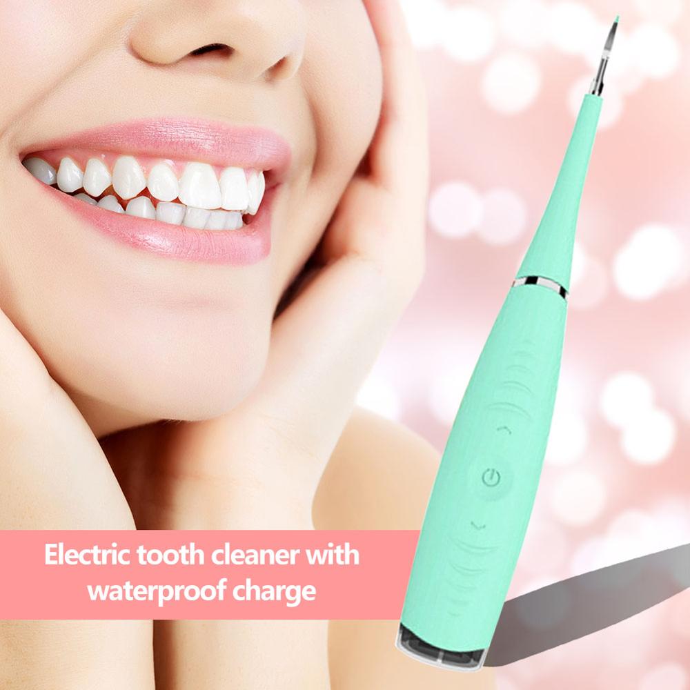 Limpiador Dental sónico eléctrico, limpiador Dental portátil para blanquear los dientes, higiene de la salud, blanco
