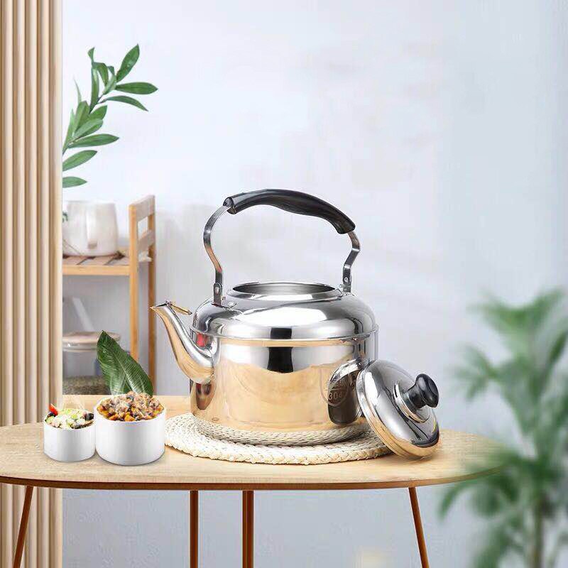 Stainless Steel Large Capacity Kettle Thickening Sound Kettle Gas Gas Cooker Teapot Home Kettle Camping Kitchen Kettle Stainless