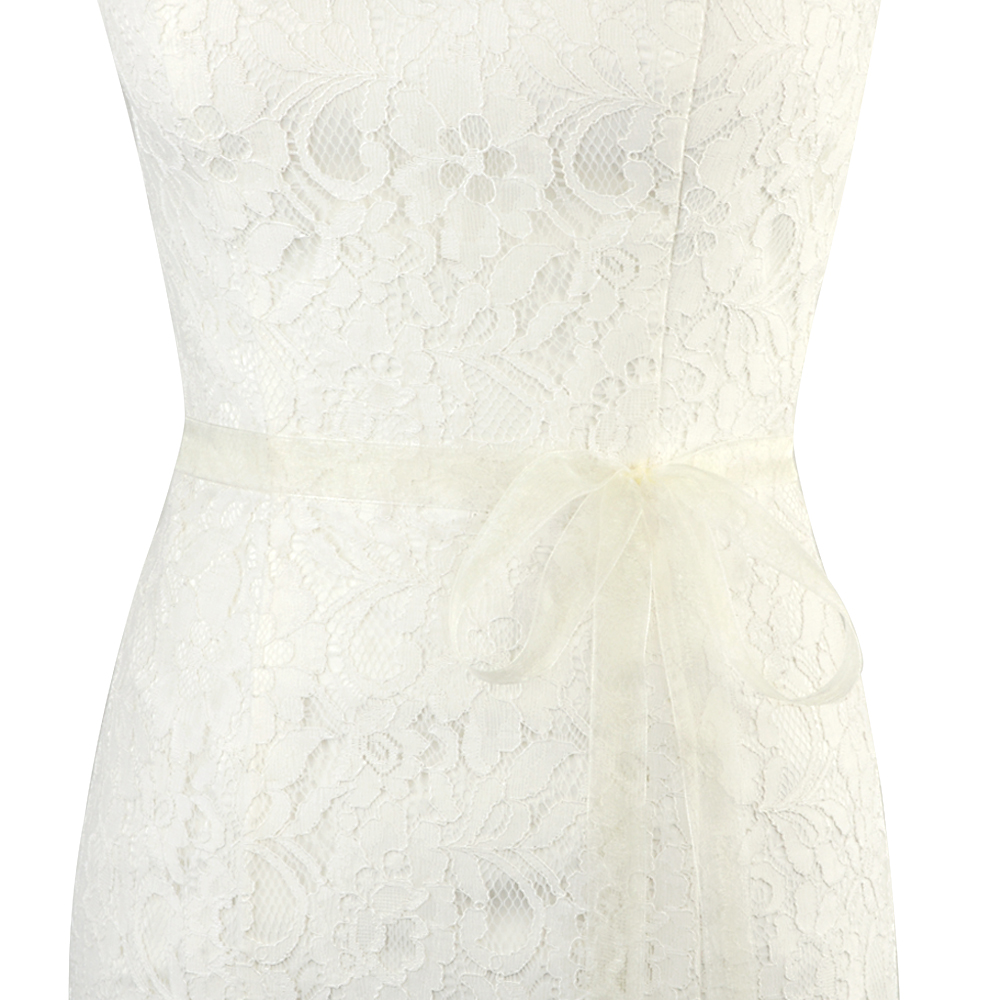 Topqueen bröllopsbälte kristall strass skärp dam formella bälten paljettbälte för kvinnor glitter silver bälte kvällsbälte  s392g: Organza elfenben