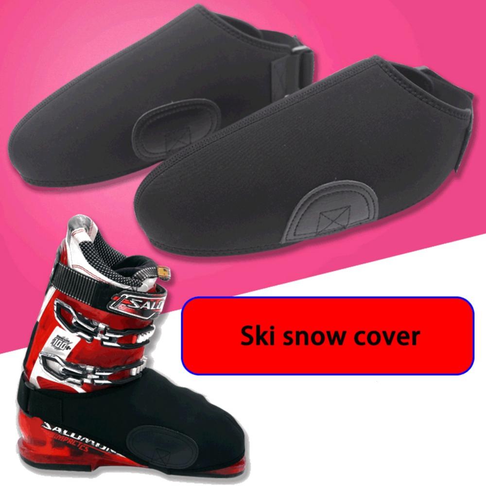 1 paire Ski Snowboard bottes couvre chaussures d'hiver neige bottes orteil couvre protecteur universel imperméable orteil chauffe