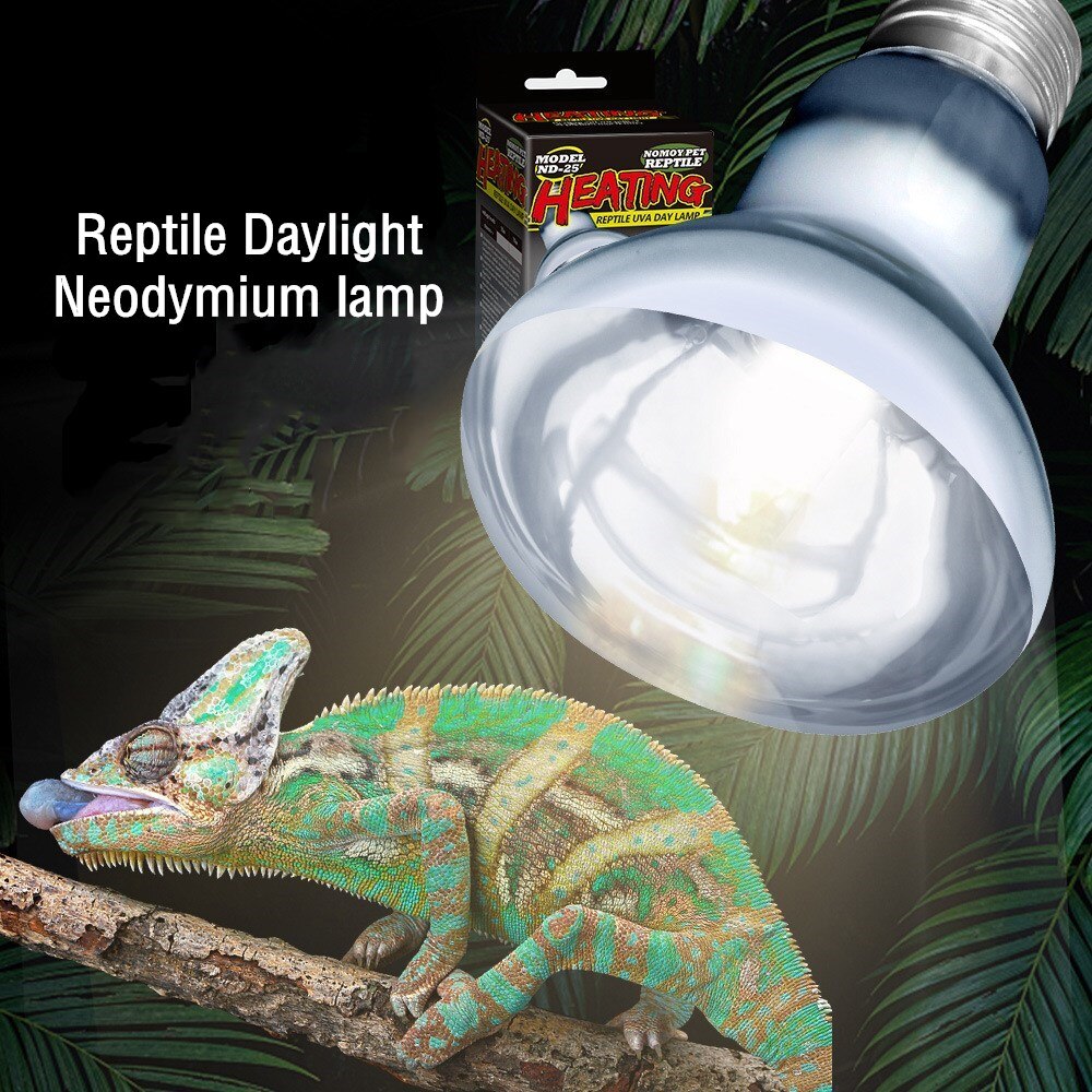 Reptile Basking Spot Daylight Lamp High Intensity UVA Heat Bulb for Reptile and Amphibian Soft Light