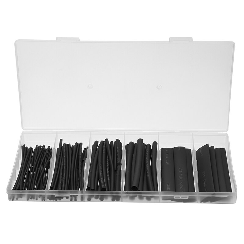 100pcs Heat Shrink Tubing Kit Tubes Wire Wrap Electrical Connection Cable Sleeve For Insulation Work And Repairs