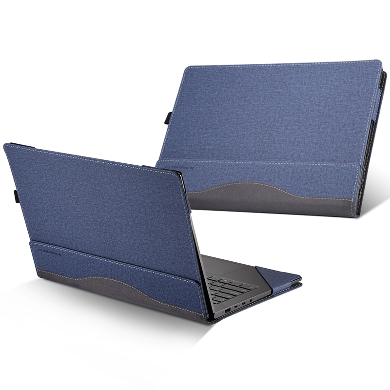 Laptop Case Voor Hp Spectre X360 Convertible 15.6 Inch Liner Mouw Patchwork Pu Lederen Beschermhoes Voor Hp 15-eb serie