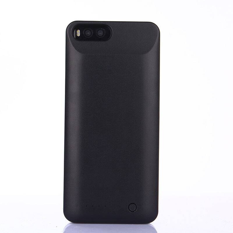 Funda de batería externa de respaldo de 6800mAh para cargador tipo batería externa Xiaomi Mi Note 3: Black