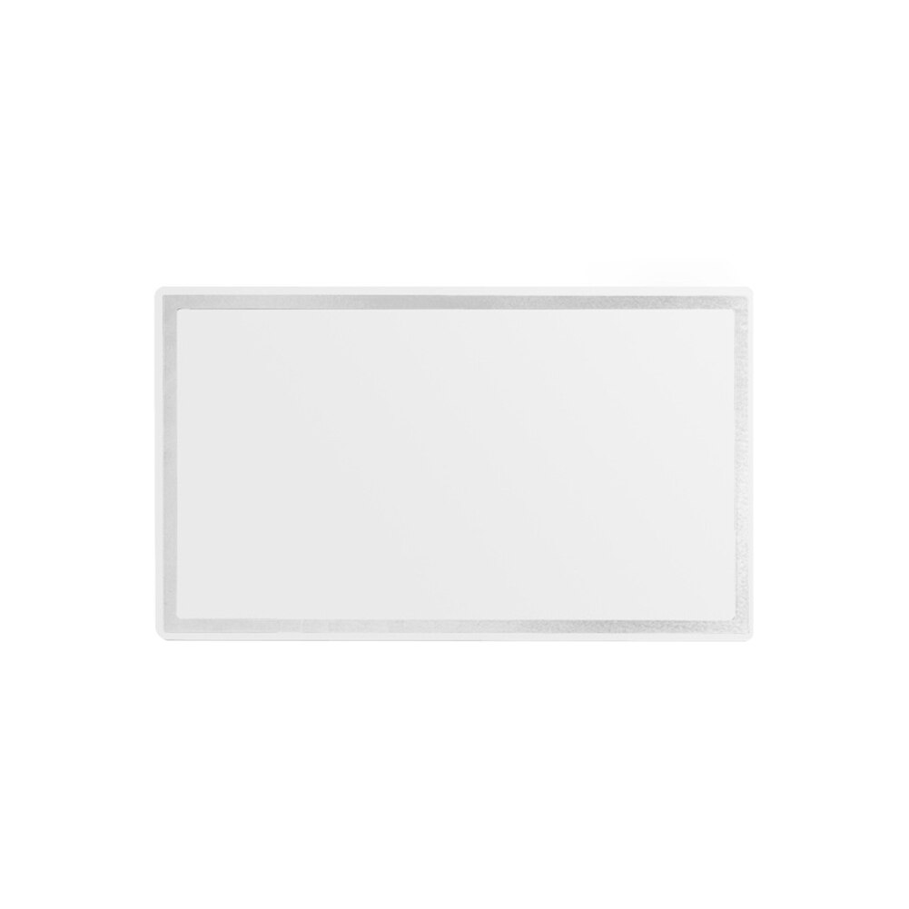 Rectangle Stainless Steel Sun Visor Makeup Mirror Easy Install Cosmetic Universal Decorative Styling Auto Car Interior Adhesive