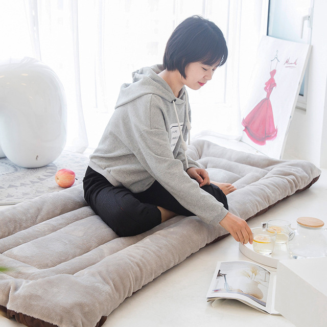 Madras altan tatami tyk enkeltseng studerende sovesal polstret tynd seng sammenklappelig madras
