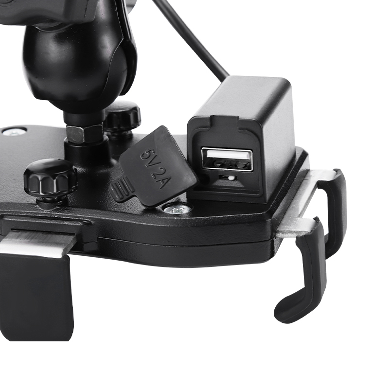 Für Colove KY400X/500X 500F Motorrad CNC Lenker Rückspiegel praktisch Halfter GPS Stand halterung