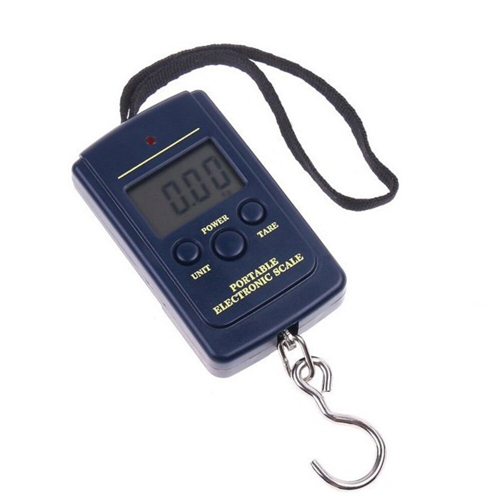 Draagbare Elektronische Digitale Weegschaal Opknoping Haak Bagage Reizen 0.01 kg-40 kg Elektronische Weight Balance Steelyard Keuken Tool