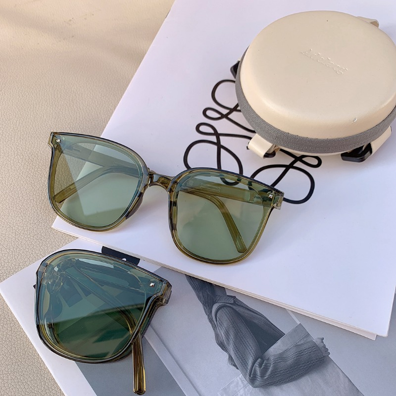 Gafas De Sol cuadradas con montura pequeña para mujer, lentes plegables De De , a la , De viaje, UV400