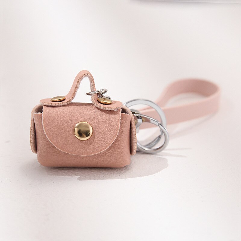 Neue Damen PU Leder Mini Brieftasche Auto Schlüssel Halfter Geldbörse Kupplung Tasche Haushälterin Keychain Kleine Handtasche Tasche Geldbörsen: Rosa