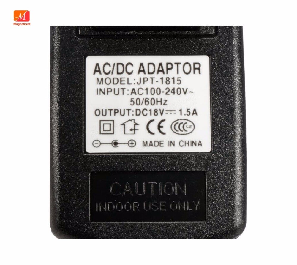 18V 1.5A AC 100-240V To 18V 1500mA Adapter Switching Power Supply Charger DC 5.5x2.5/2.1mm Jack